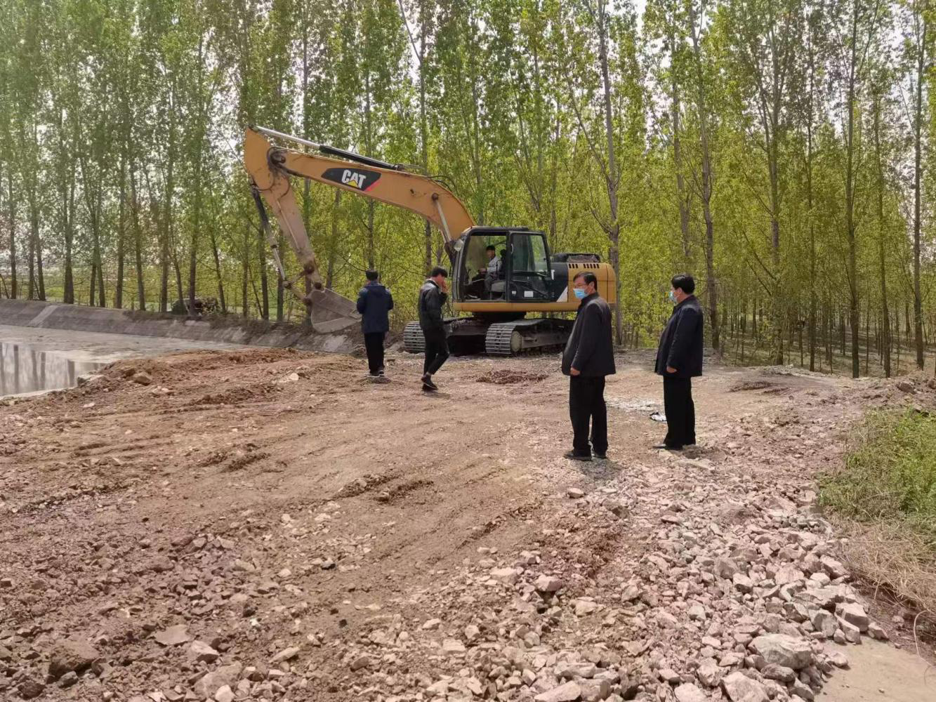山东省兰陵县水利局全力推进河道行洪整治工作