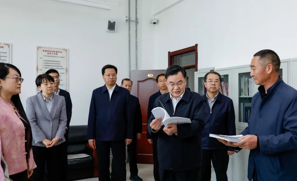 甘肃省委书记胡昌升在武威张掖调研时强调：以党建引领基层党校事业高质量发展