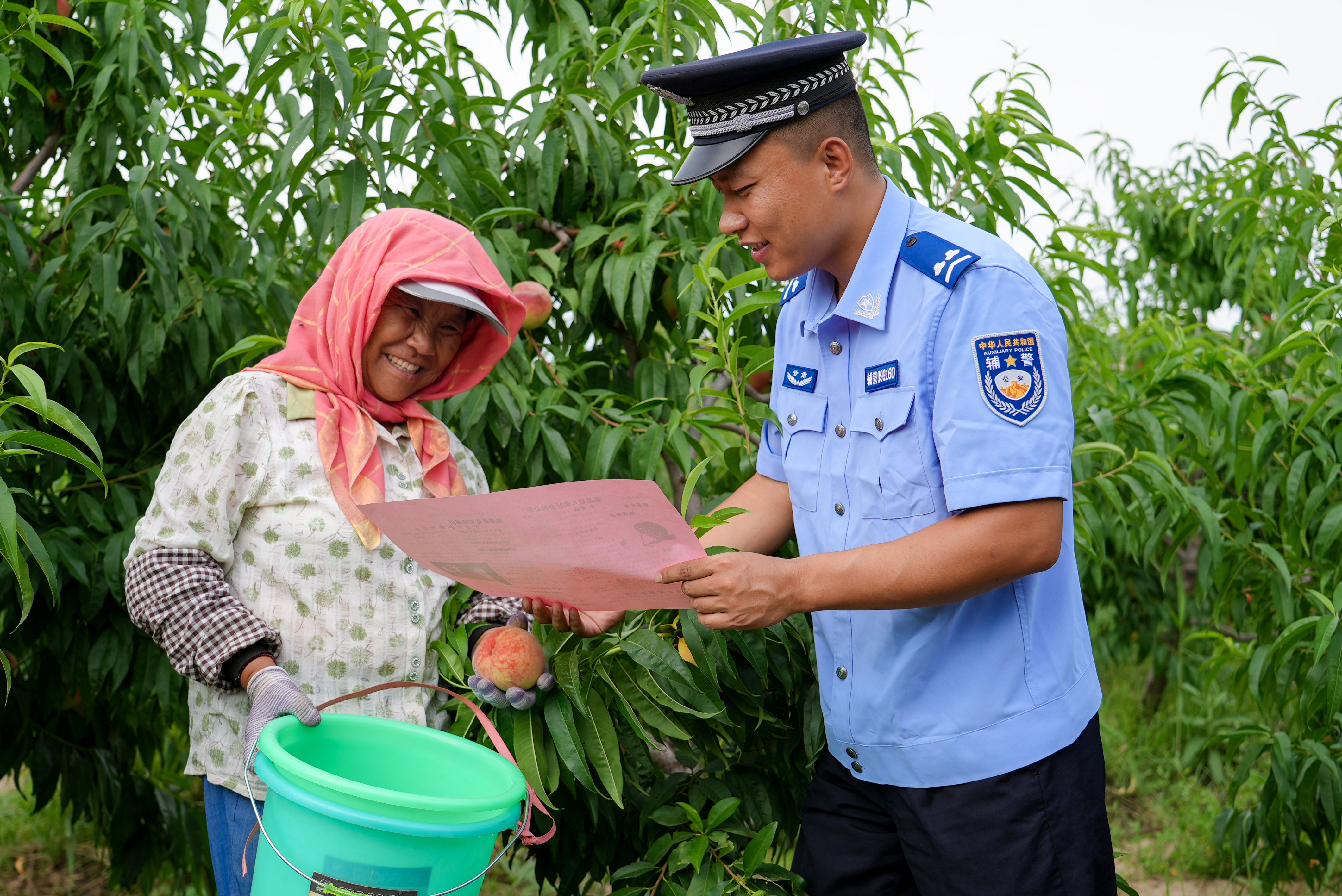 桃香满枝头 警色护丰收！甘肃永靖公安护航特色产业筑牢反诈防线